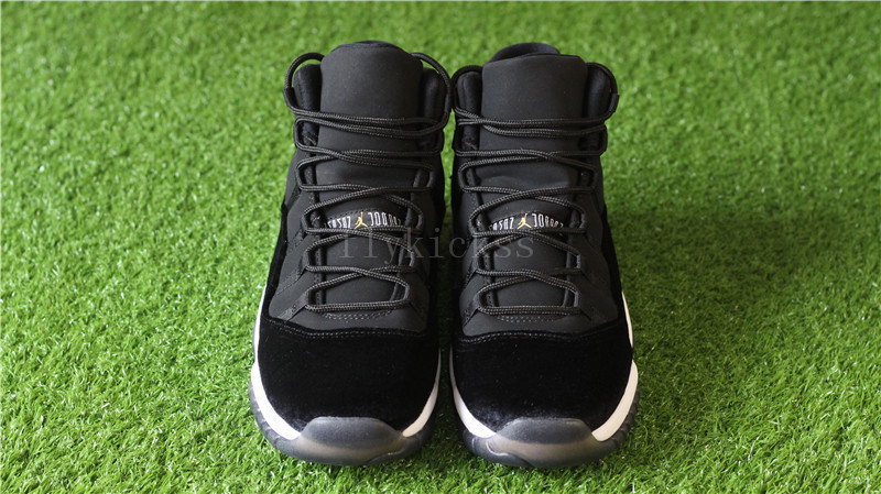 Authentic Air Jordan 11 Velvet Black